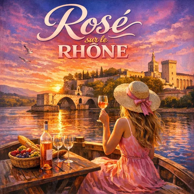 Rosé sur le Rhône