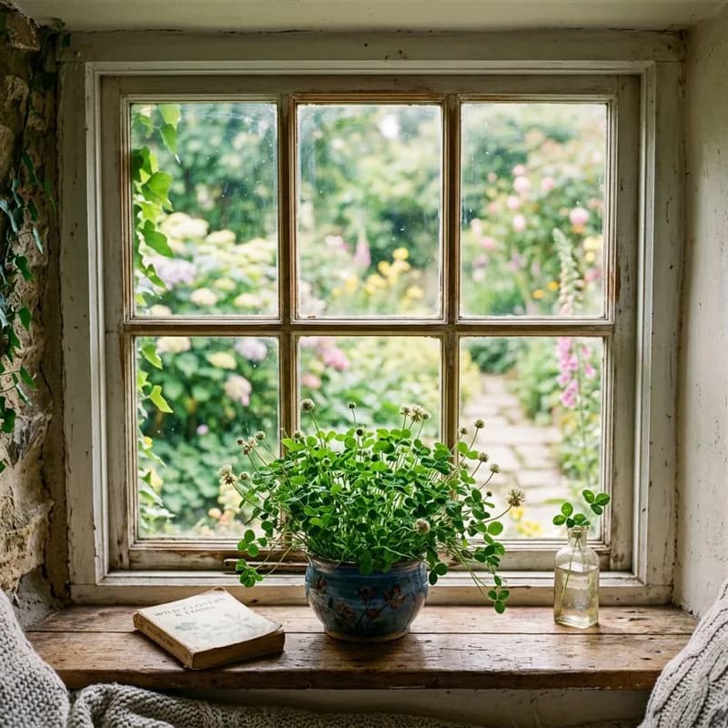 Clover in the Window