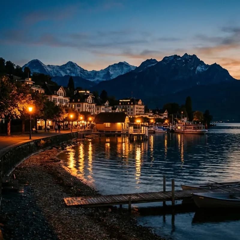 Licht am Ufer