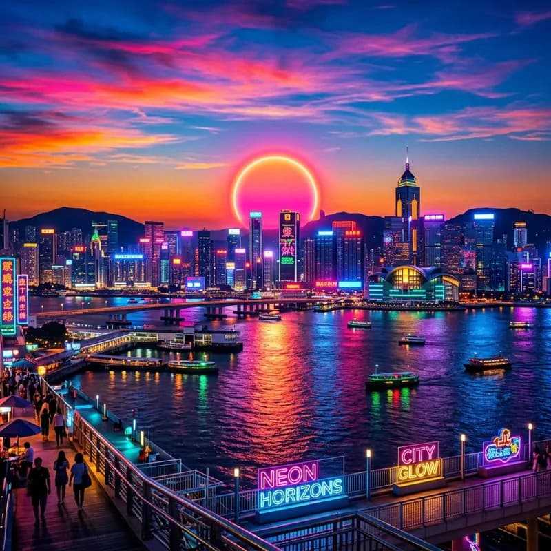 Neon Sunsets