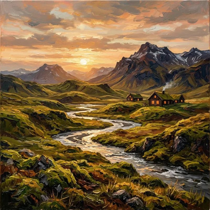 Gullnar Bárur yfir Heiðina