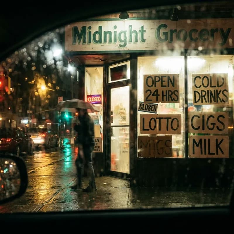 Corner Store at Midnight
