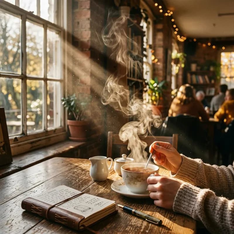 Afternoon Sunbeams And Steam