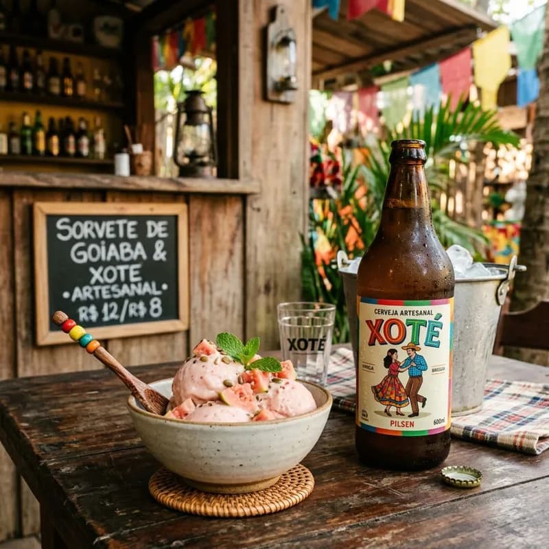 Sorvete de Goiaba e Xote